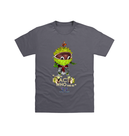 Charcoal Printed T-shirt Front