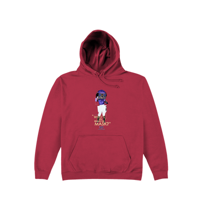 Brick Red Printed Hoody Front