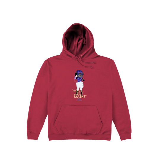 Brick Red Printed Hoody Front