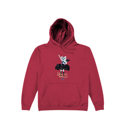 Brick Red Printed Hoody Front